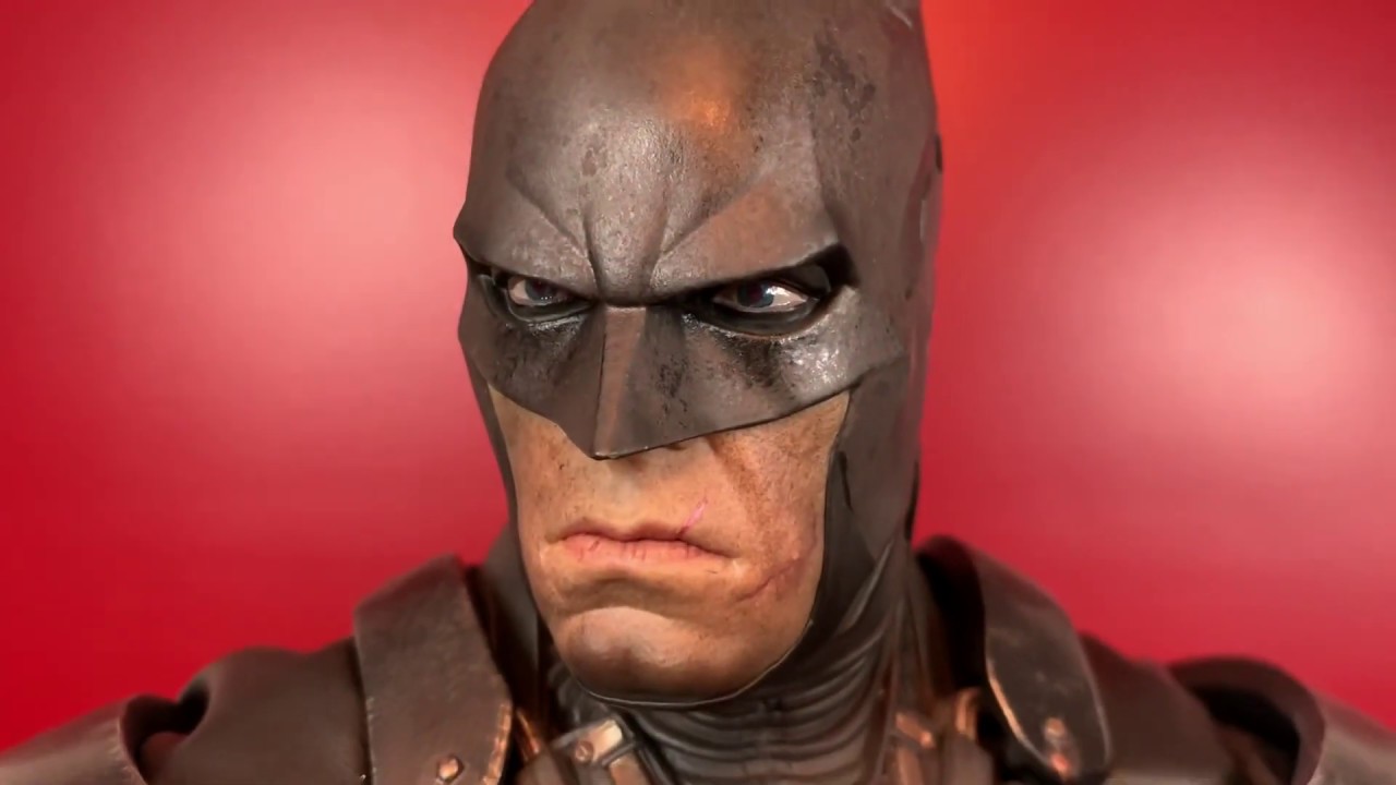 batman arkham knight battle damage figure