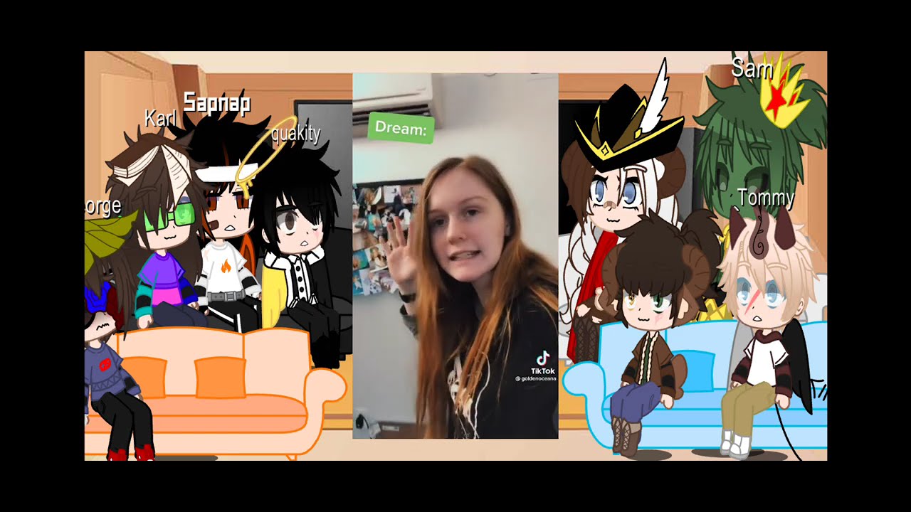 Dsmp react to Ranboo angst|4/5|Credits in description