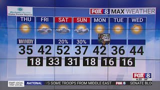 Bitter cold temperatures on Thursday, slim snow chance Sunday in Triad
