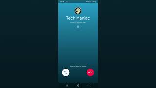 Google DUO App Vibration INCOMING CALL. Samsung S22, Android 12, Silent Mode #Shorts screenshot 1