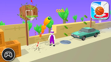 Bounce Dunk - Gameplay Walkthrough Part 5 - Action Game Levels 15-18 (iOS, Android)