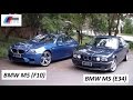 Garagem do Bellote TV: BMW M5 (E34) vs BMW M5 (F10)