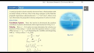 Engineering Mechanics(Dynamics) by RC Hibbeler | Chapter 12 | Exapmle 12.2 | Explained |12th Edition
