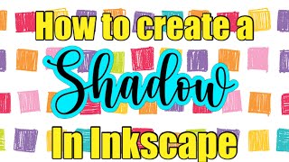 How to create an offset in Inkscape for text