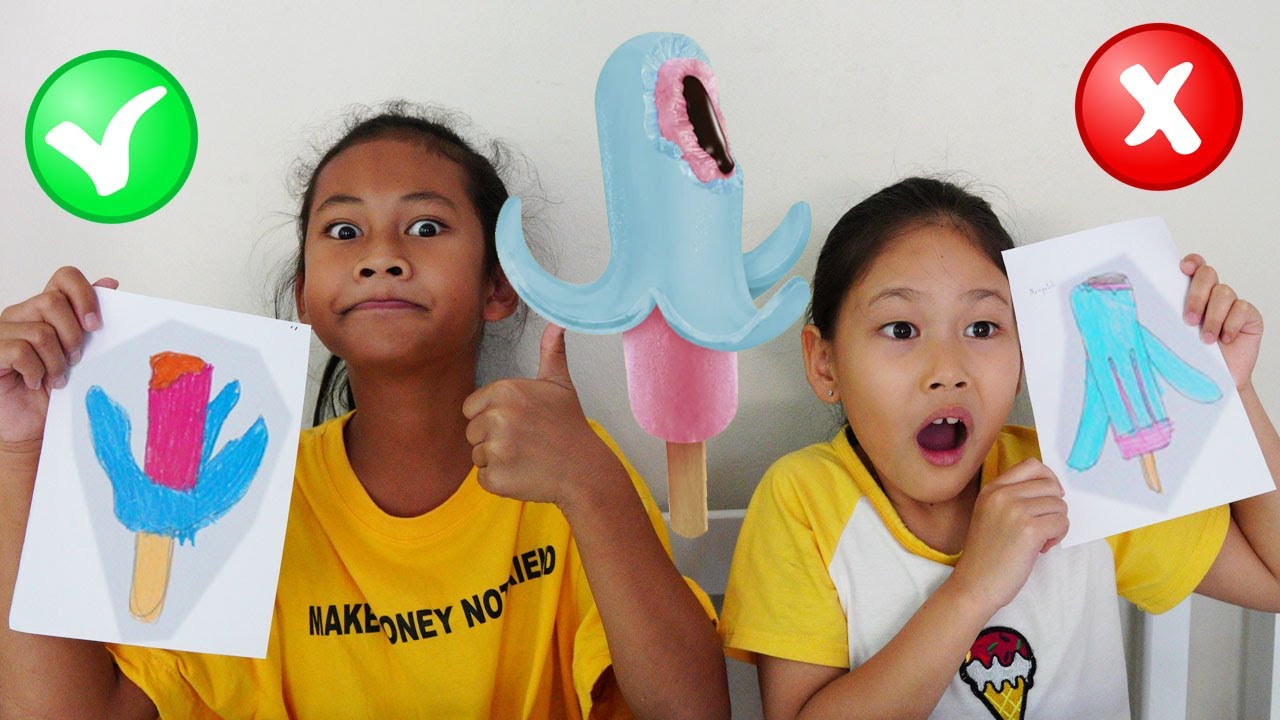 น้ำเพชร | วาดมัน VS ทานมัน ใครวาดเหมือนที่สุดจะได้กินไอติม!!