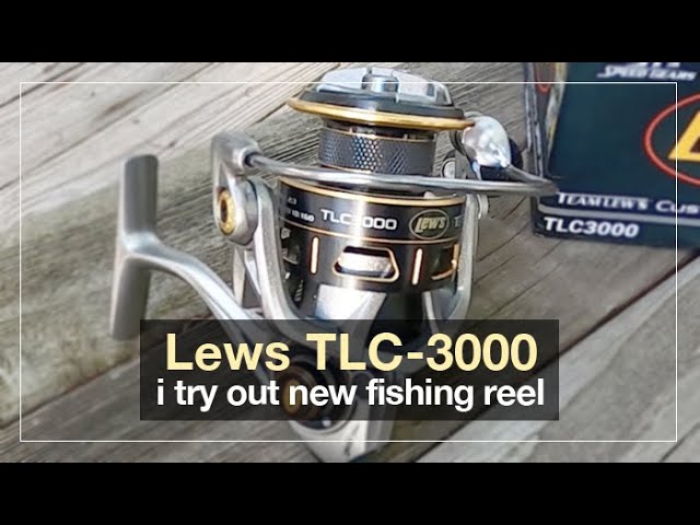 I Try Out New Reel, Lews Custom Pro TLC3000 For Bass (First Time Test Only)  