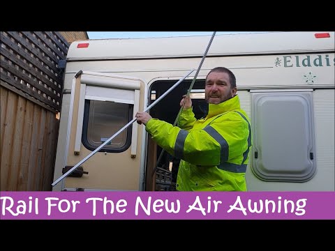 Fitting An Awning Rail To The Motorhome