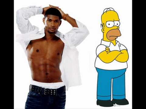 Usher ripped off OMG from The Simpsons?
