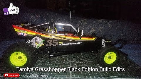 Tamiya Grasshopper Black Edition Build Edits 
