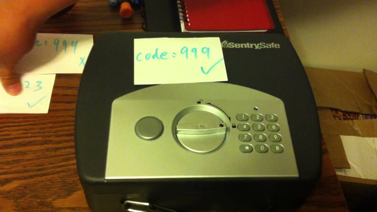 change code on digital sentry safe