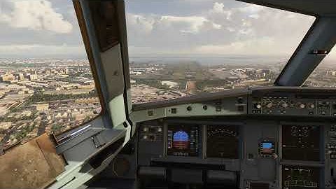 Airbus A320 Visual Approach into Sydney Airport