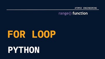 For loop and range in python