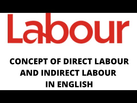 DIRECT LABOUR - WHAT IS DIRECT LABOUR AND INDIRECT LABOUR