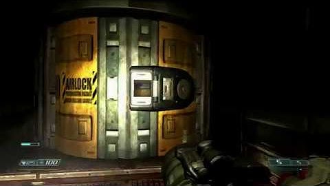 Doom 3 part 11 sub machine gun