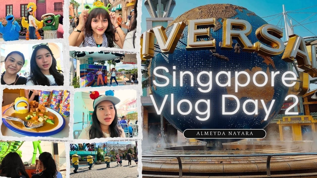 Full Day Main di Universal Studios Singapore! 🎢✨ | Singapore Vlog Day 2