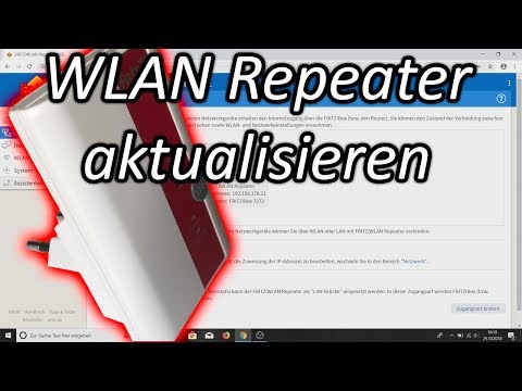 Fritz WLAN Repeater Update (Aktualisierung der Firmware)