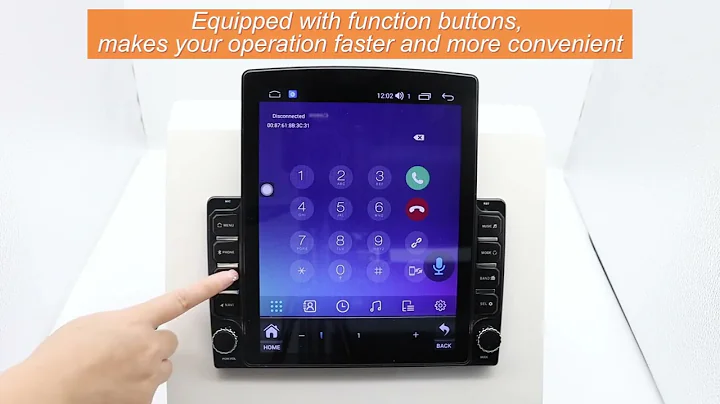 9.7 Inch Vertical Touch Screen Car Stereo Radio Player 8 Core