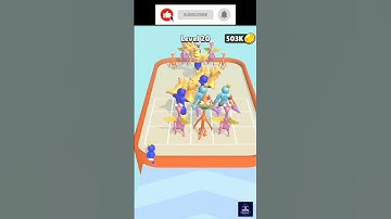 Merge Master Rainbow run 3D || Level 20 || Monkey Beast Gaming