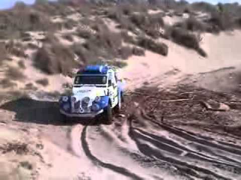 2CV BIBIP2 DAKAR 2007  Test dans le sable