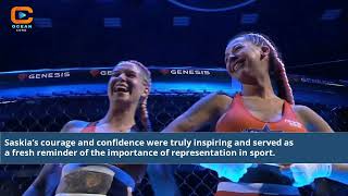 What Female Boxer Flashed Crowd After Win