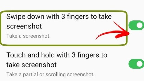 oppo A96 three finger screenshot off, how to off 3 finger to take screenshot