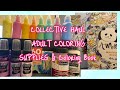BIG Collective Adult Coloring Haul: FUN Supplies and Coloring Books