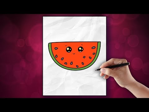 Wideo: Jak Narysować Arbuza