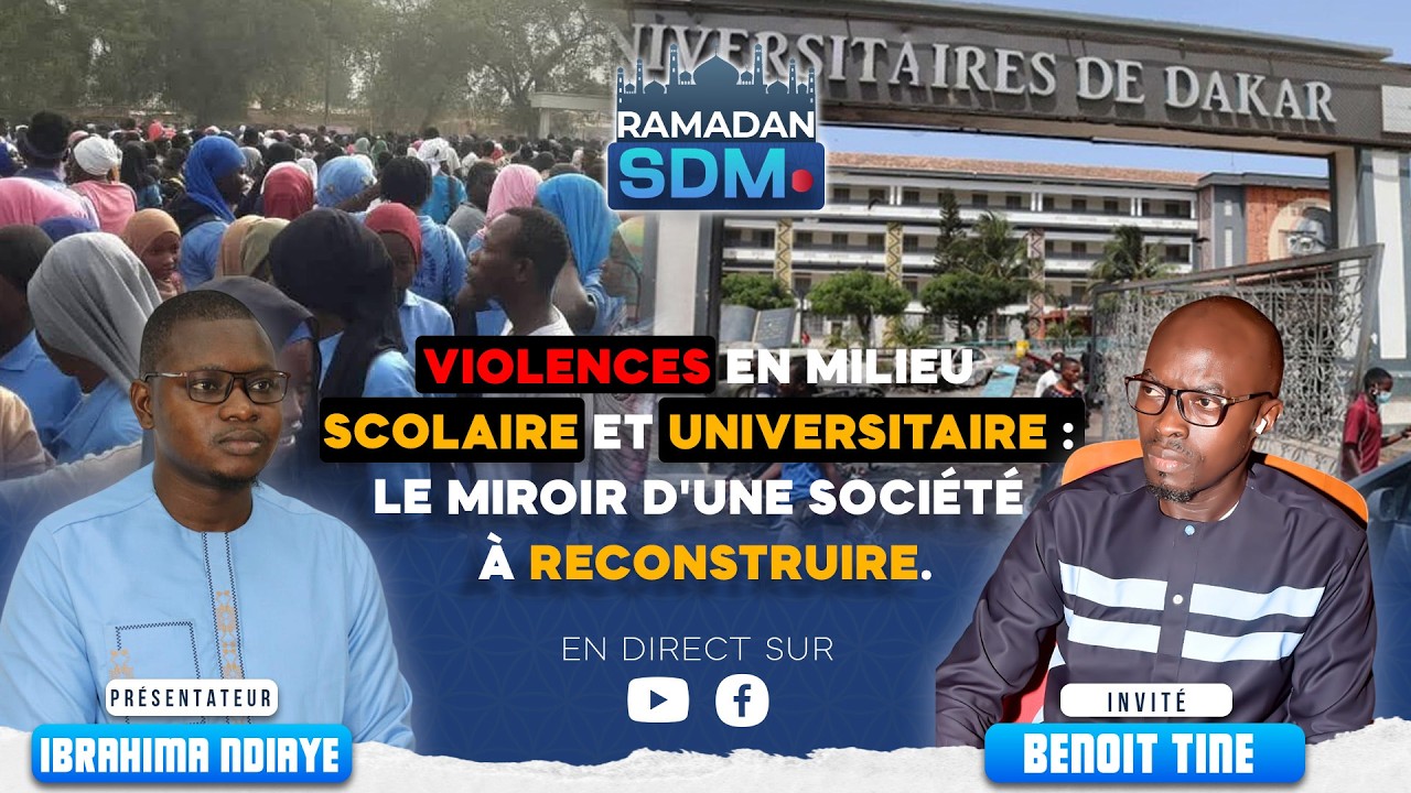 🔴🔴🔴DIRECT : Violences en milieu scolaire et Universitaire : le miroir d'une société à reconstruire.