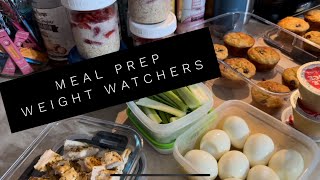 Weekly meal prep following Weight Watchers 10/30/23