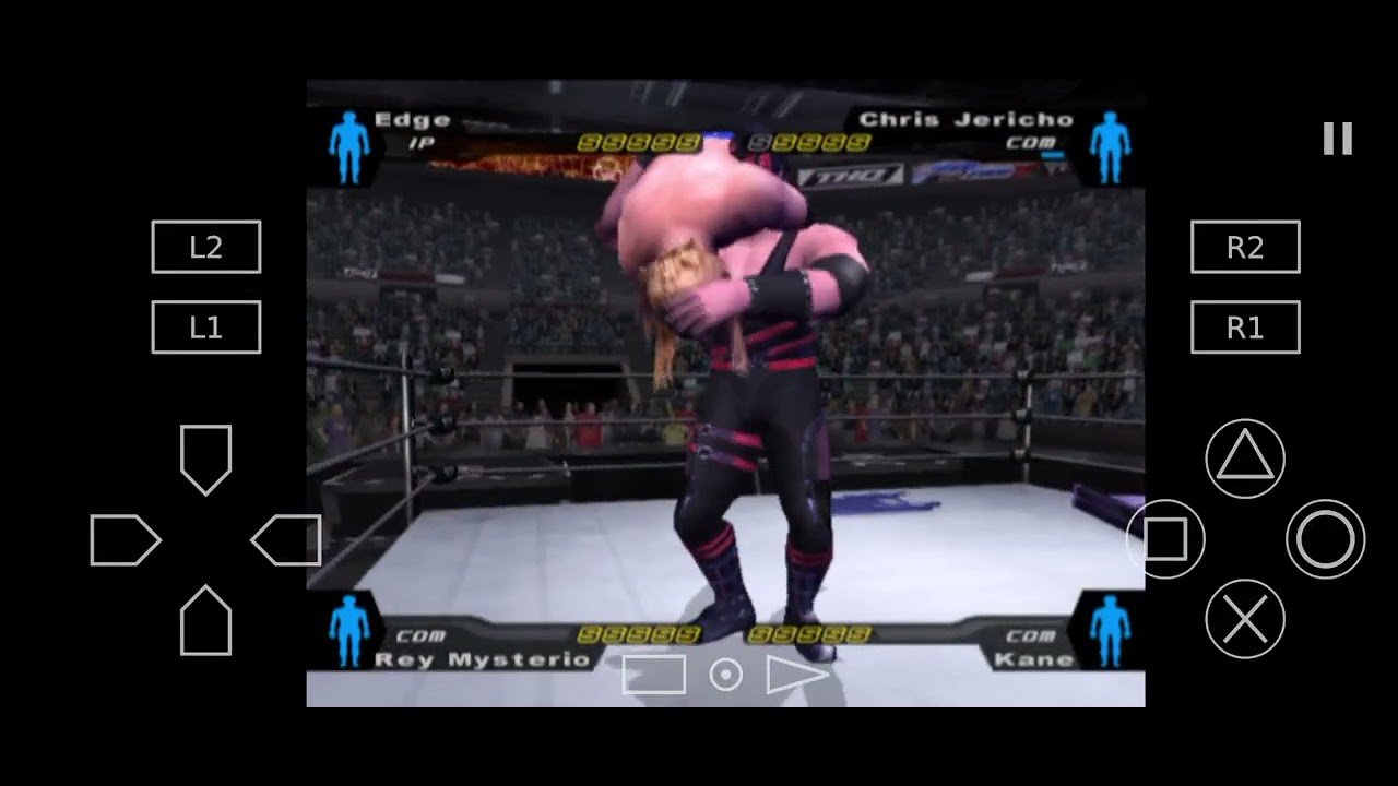 🤜 Edge vs Kane vs Rey Mysterio vs Chris Jericho (Fatal 4 way TLC match) #wwe #wrestling #wwelive 🫵