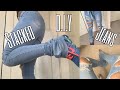 DIY: STACKED DISTRESSED JEANS w/ E6000 Glue|| Very Beginner Friendly