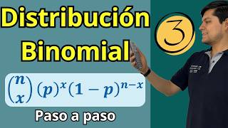 Distribución Binomial Ejercicio Resuelto Paso A Paso Probabilidad Y Estadística Ejemplo 3