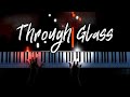 Stone sour  through glass piano cover