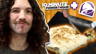 Making A Taco Bell Am Crunchwrap At Home - 10 Minute Power Hour