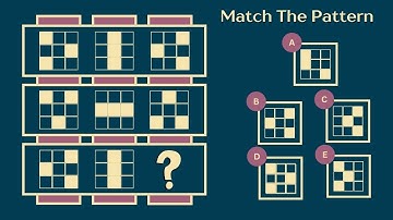 Match The Pattern! 🔍 ➡️ | Pattern Recognition IQ Test 🧠 ➡️