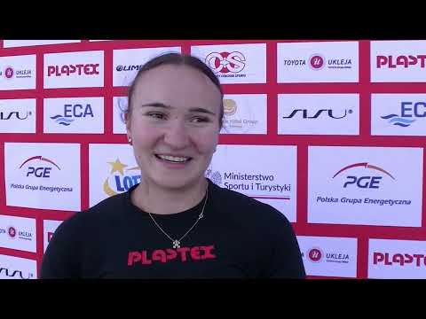 Katarzyna Szperkiewicz po wywalczeniu kwalifikacji olimpijskiej