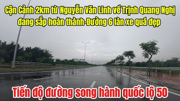 Tiến độ đường song hành quốc lộ 50-Dự án Quốc lộ 50 sẽ hoàn thành vào cuối năm nay