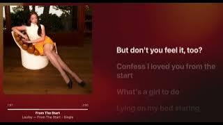 Laufey - From The Start  [ Lyrics   Hi-Res ]
