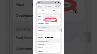 Add an email account in iOS Mail App   Zohomail as an expample