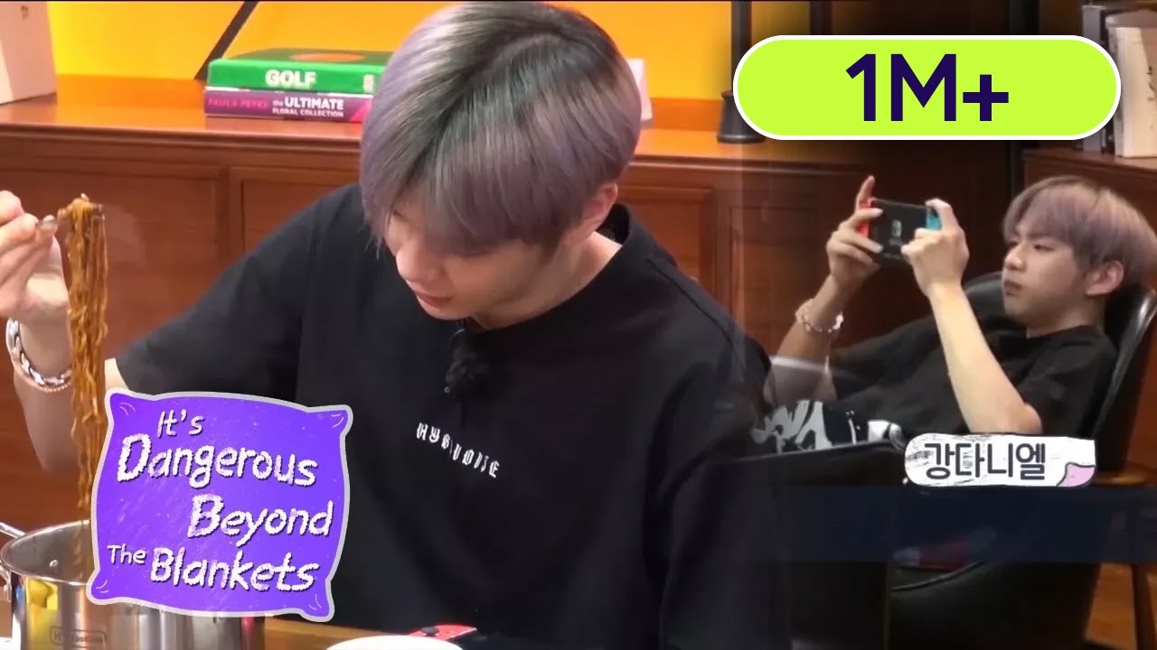 Kang Daniel Will Eat Spicy Black Bean Noodles!! [It’s Dangerous Beyond The Blankets Ep 1]