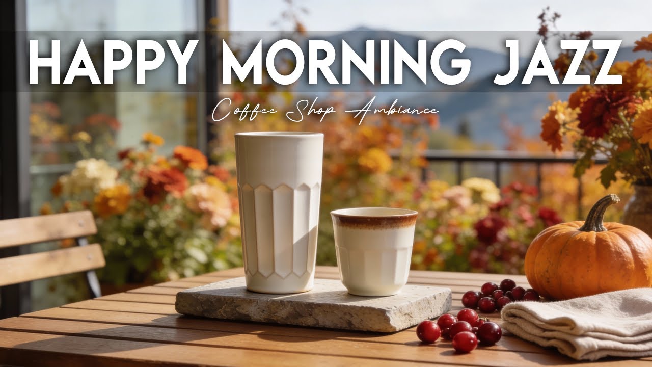 Happy Morning Jazz☕ March Bossa Nova Instrumental & Relaxing Jazz Cafe Music for Studying'