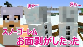 【カズクラ】剥がしたどー!スノーゴーレムの下の顔は!? マイクラ実況 PART597