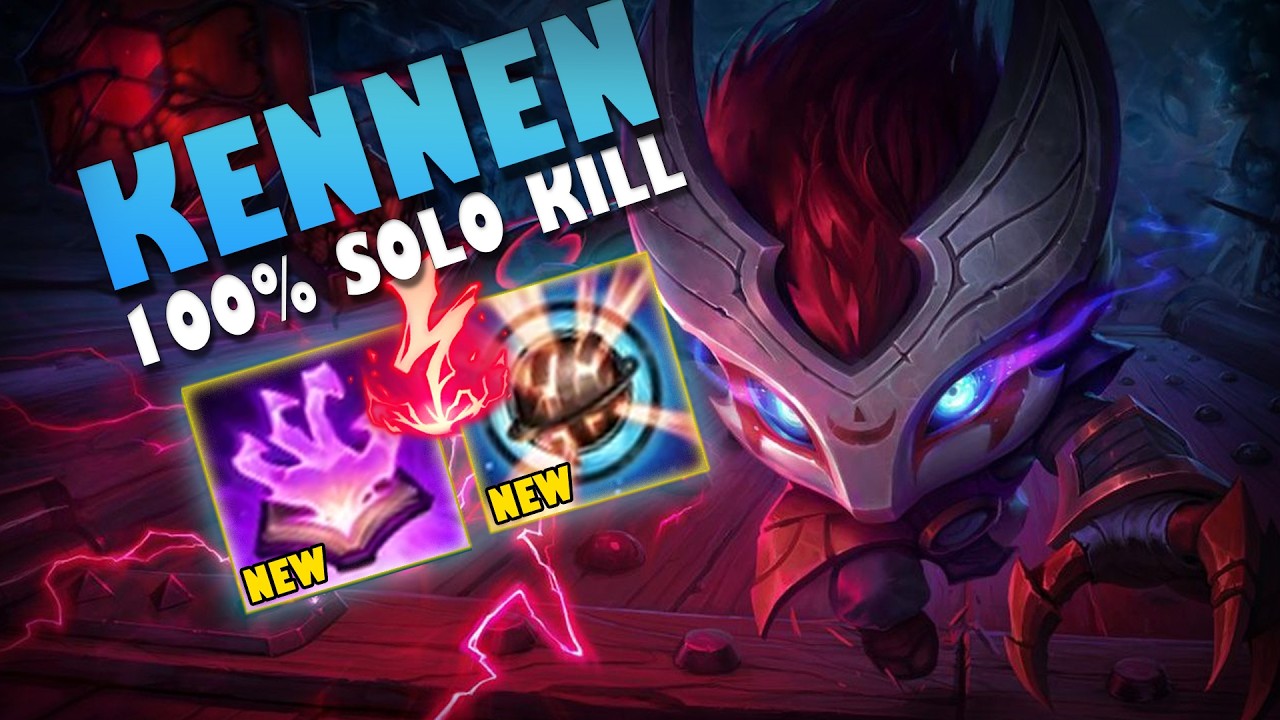 Wild Rift Max Level Wild Rift Kennen Free ELO Strategy | Solo Kill level 1 Mid Lane ...