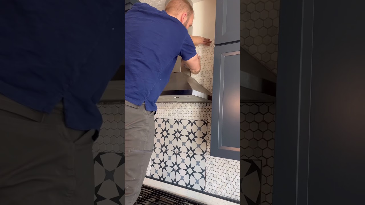 MusselBound on Instagram: Come on DIY your own real tile backsplash  with a double-sided tape that eliminates the need for mortar. You know,  that bucket of mud that makes you think, I