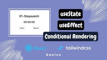 01. Stopwatch/Count-Up Timer || Learn React Through Mini Projects