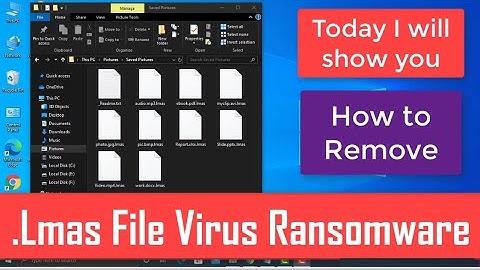 Lmas Virus (.Lmas Files) Ransomware Removal + Decrypt Files