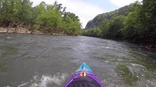 Kayaking the James River - Class II Rapid