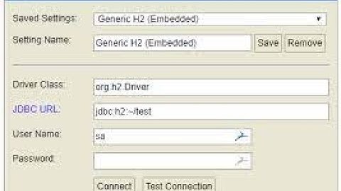 How To Access The H2 Database Console In Spring Boot Projects