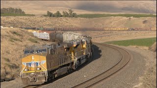 4K: TRAINS FROM BAKERSFIELD TO TEHACHAPI (OCTOBER 2023)