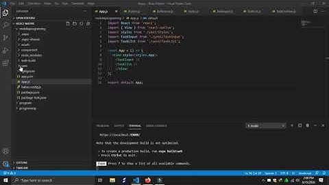 Membuat aplikasi catatan dengan react native #uas